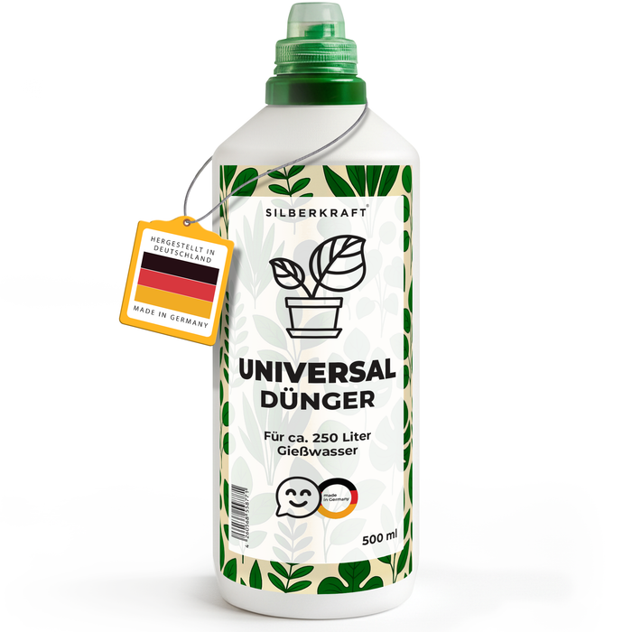 Universele meststof - minerale NPK vloeibare meststof met stikstof - meststof voor alle planten - universele plantenmest & tuinmeststof - Silberkraft