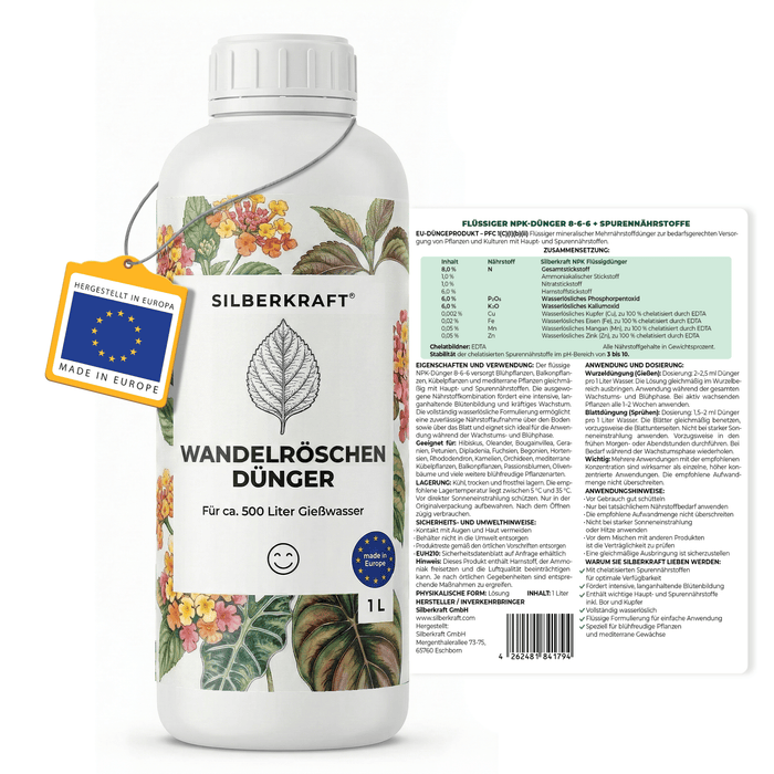 Wandelröschen-Dünger - Silberkraft
