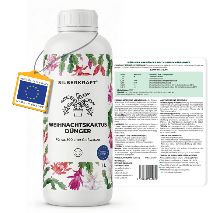 Kerstcactusmeststof - Silberkraft