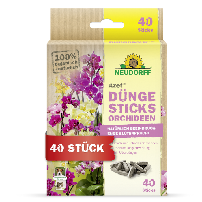 Neudorff Azet kunstmeststicks voor orchideeën - Silberkraft