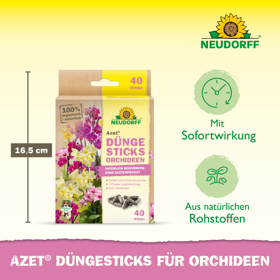 Neudorff Azet DüngeSticks für Orchideen - Silberkraft