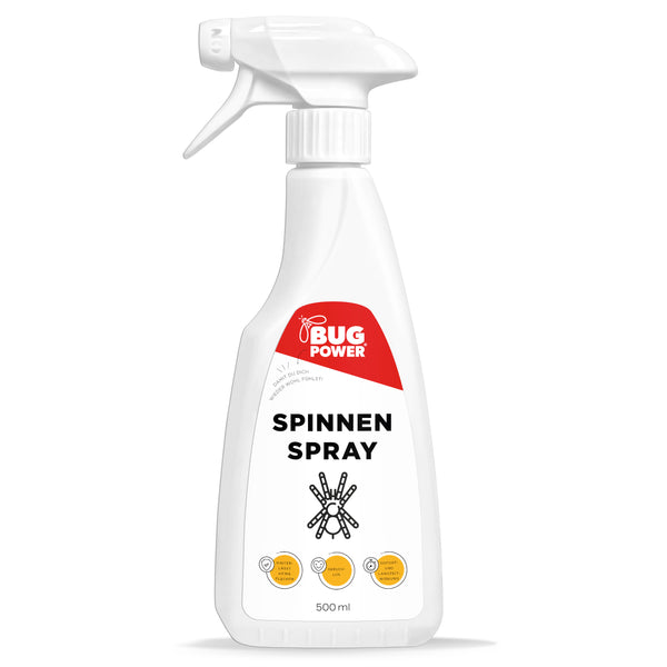 BugPower spinnenspray - effectief tegen spinnen - zilveren kracht