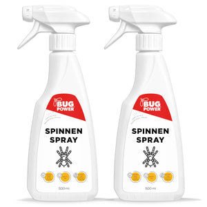 BugPower Spinnen Spray - effektiv gegen Spinnen - Silberkraft