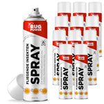BugPower Spray tegen vliegende insecten 400 ml - breed werkingsspectrum - snelle werking & met knock-down effect - zilverkracht