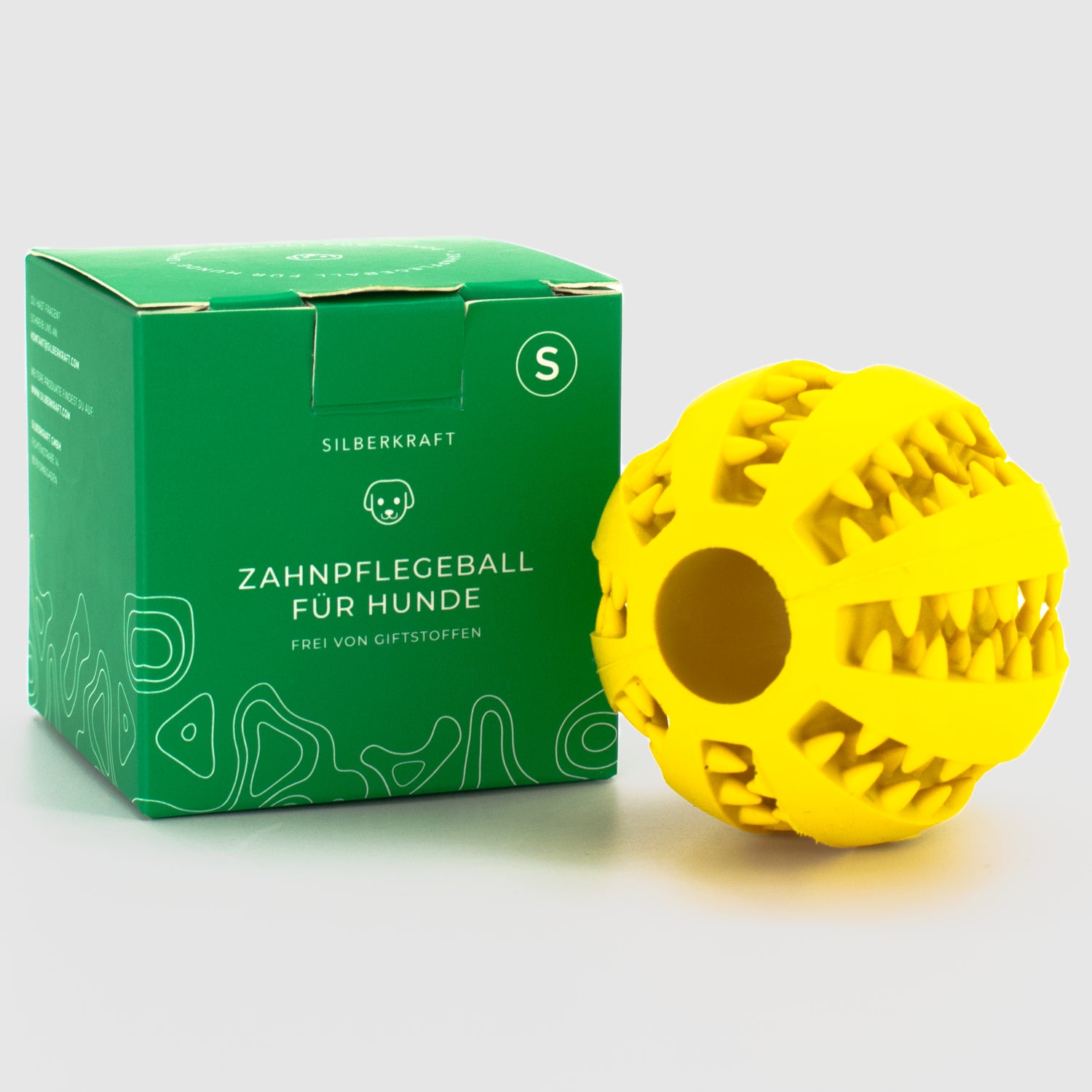 Hondenbal met noppen voor tandheelkundige verzorging