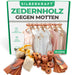 Zedernholz Mottenschutz - Silberkraft
