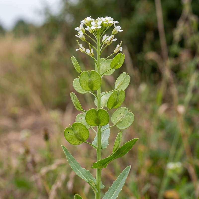 Acker-Hellerkraut (Thlaspi arvense), AI-illustratie