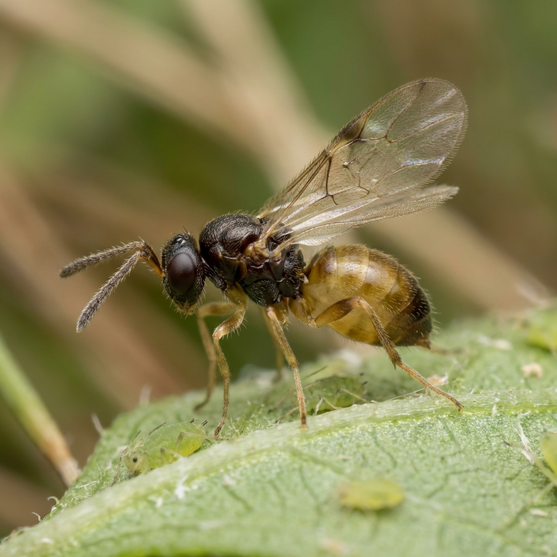 Bladluis parasitaire wesp