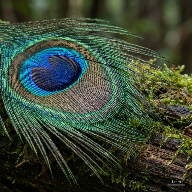 Blauwe pauw