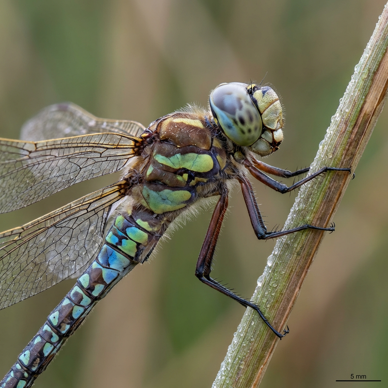 Blauwgroen mozaïekmeisje