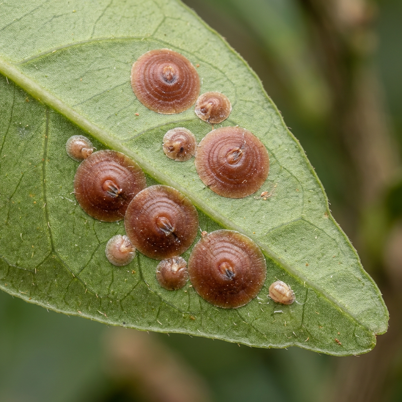 Vals rood Florida-schaalinsect