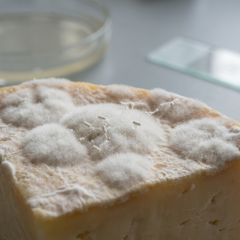 Geotrichum candidum (melkschimmel)