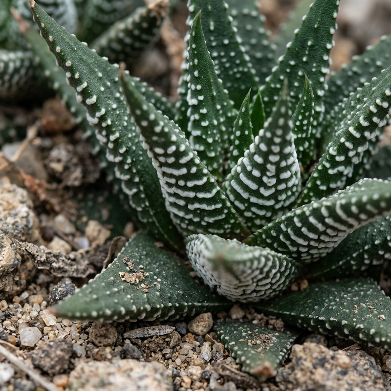 Haworthia (Haworthiopsis), AI-illustratie