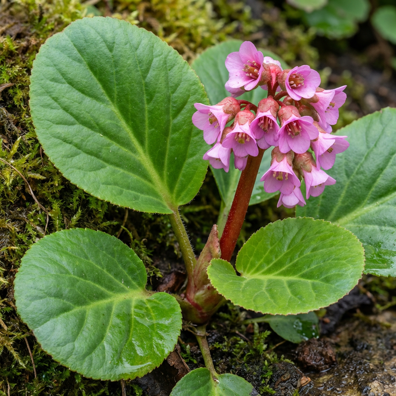 Hartbladige bergenia
