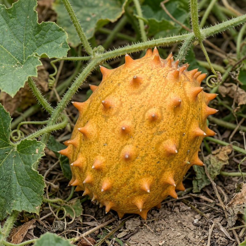 Hornmelone (Cucumis), AI-illustratie