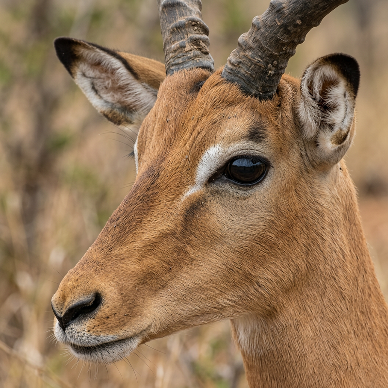 Impala (Aepyceros melampus), AI-illustratie