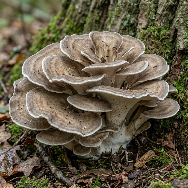 Klapperschwamm (Grifola frondosa), AI-illustratie