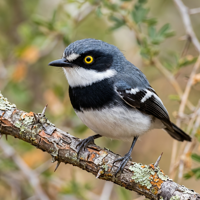 Molitor-Batis (Batis molitor), AI-illustratie