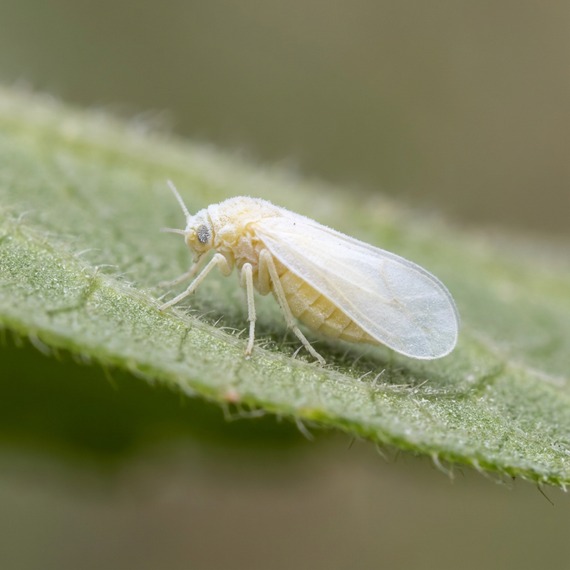Insect op de schaal van de mot