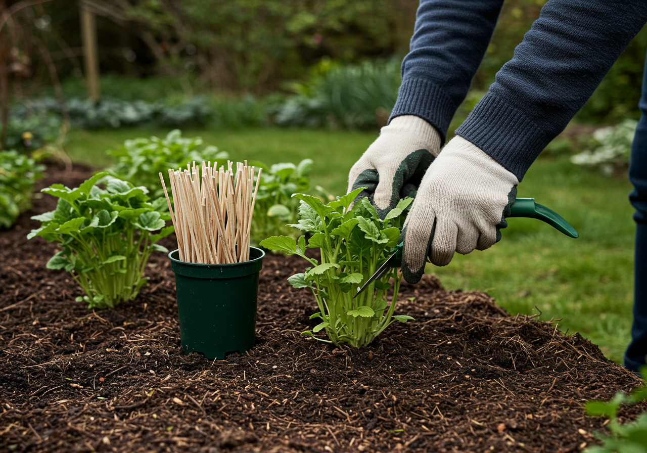 Neudorff Azet DüngeSticks für Blühpflanzen — Anwendungs-Szene