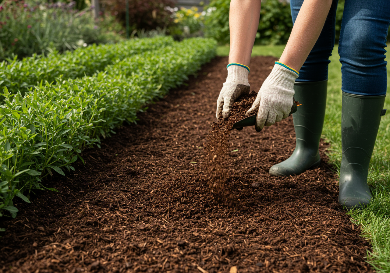 Neudorff Azet RasenDünger — Anwendungs-Szene