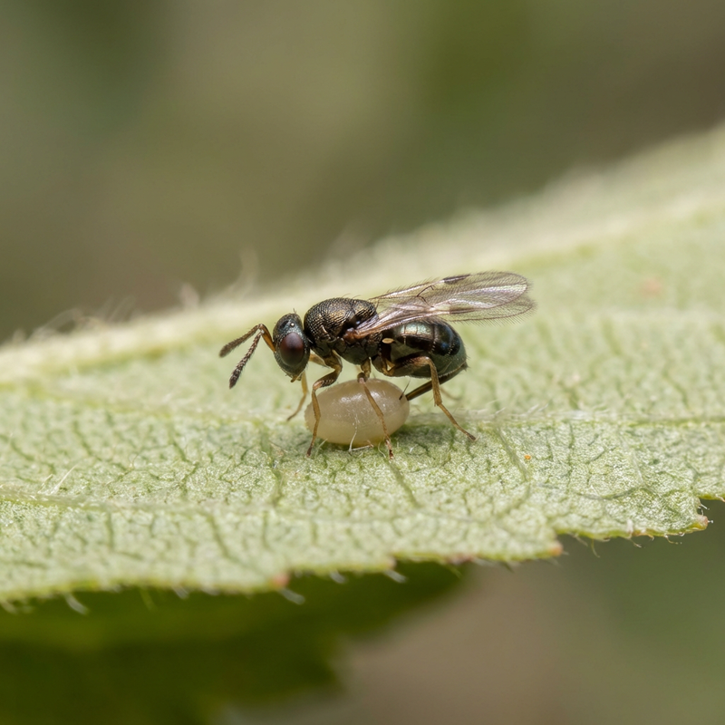 Parasitaire wesp (fruitmot/pruimmot)