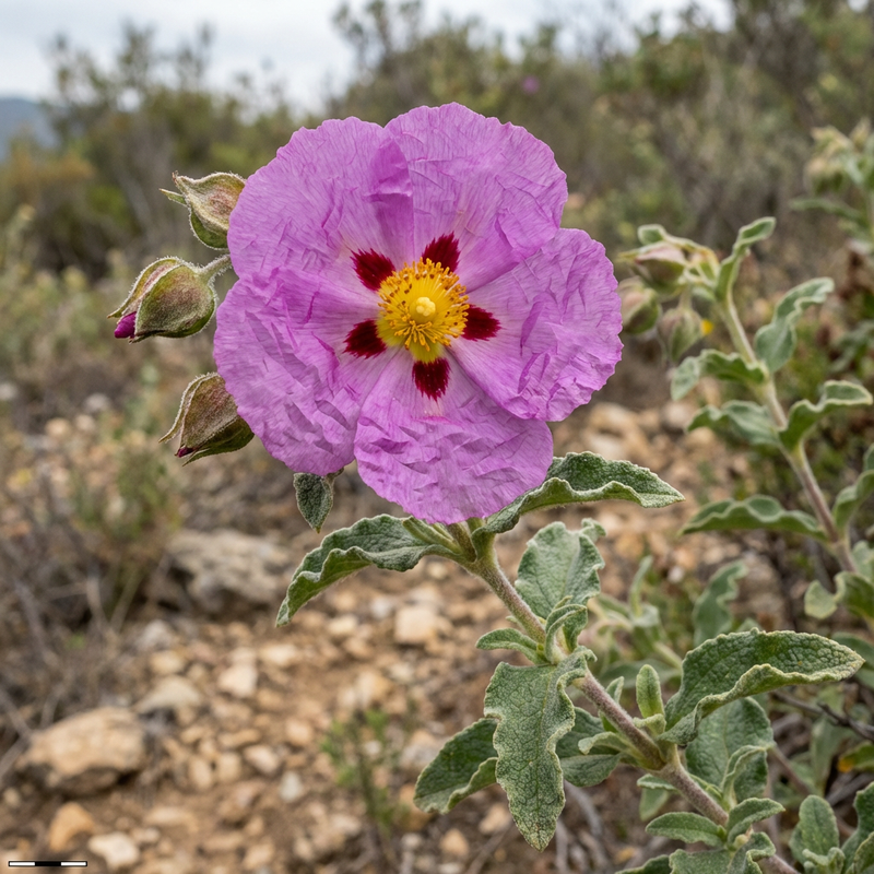 Paarse cistus