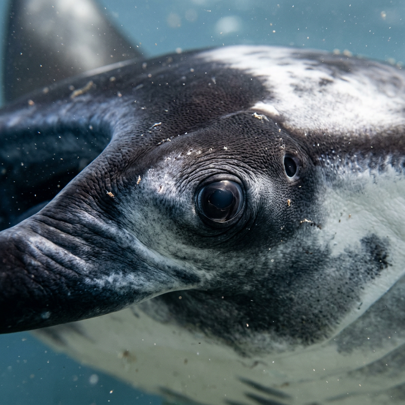 Riesenmanta (Mobula birostris), AI-illustratie