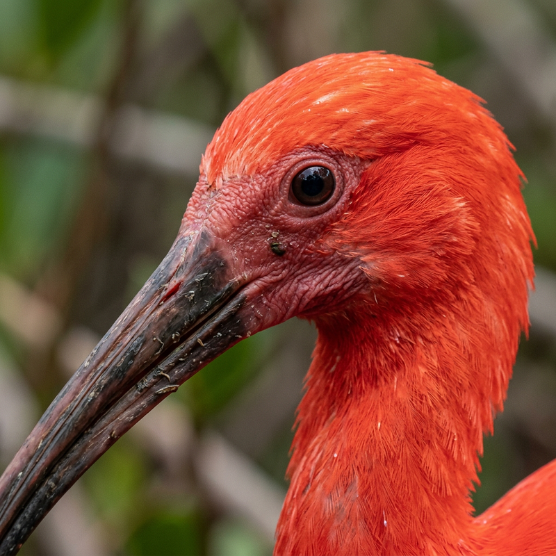 Roter Ibis (Eudocimus ruber), AI-illustratie