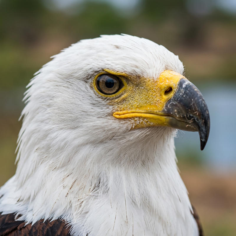 Schreiseeadler (Haliaeetus vocifer), AI-illustratie