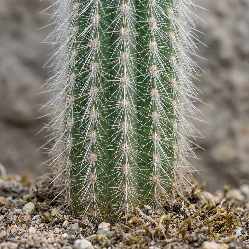 Zilveren kandelaar cactus