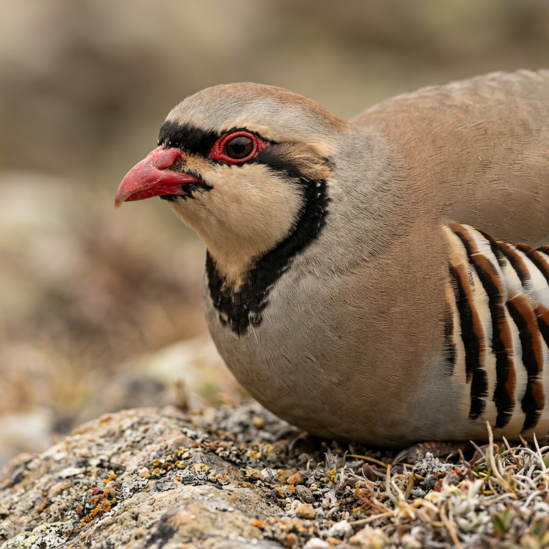 Steinhuhn (Alectoris chukar), AI-illustratie