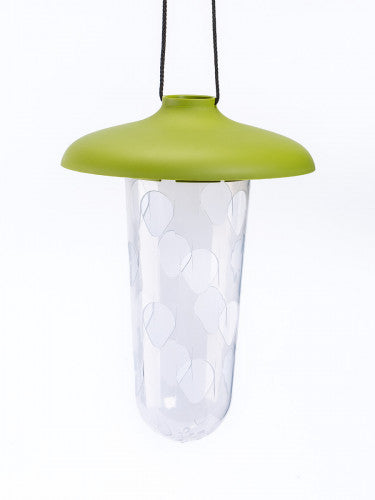 Vogelfutterspender - Multifunktionale Futterstation für die Vogelfütterung - 22 cm - Silberkraft