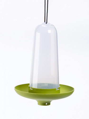 Vogelfutterspender - Multifunktionale Futterstation für die Vogelfütterung - 22 cm - Silberkraft