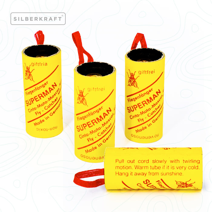 Fliegenfänger - Fliegenfalle für Fliegen - Silberkraft