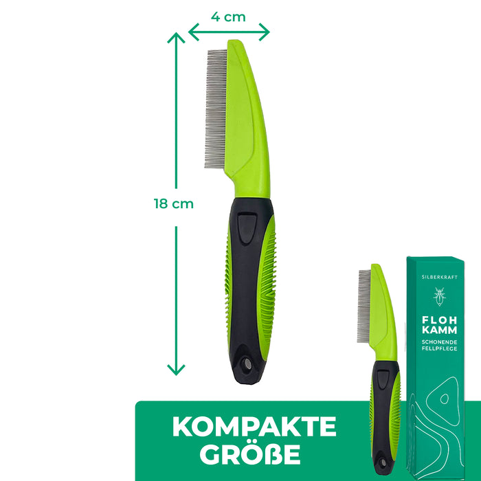 Flohkamm Hund & Katze - Silberkraft