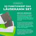 Luizenkam set van 4 - Silberkraft