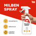 BugPower Milben Spray für Textilien 500 ml- hinterlässt keine Flecken - Silberkraft
