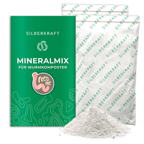 Wormenvoer/mineralenmix voor wormencomposteerders en compostwormen - Silberkraft