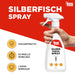 BugPower Silberfisch Spray gegen Papierfische & Silberfische - mit Knock-down-Effekt - Silberkraft
