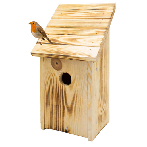 Nistkasten aus massivem Holz zum Aufhängen - Silberkraft