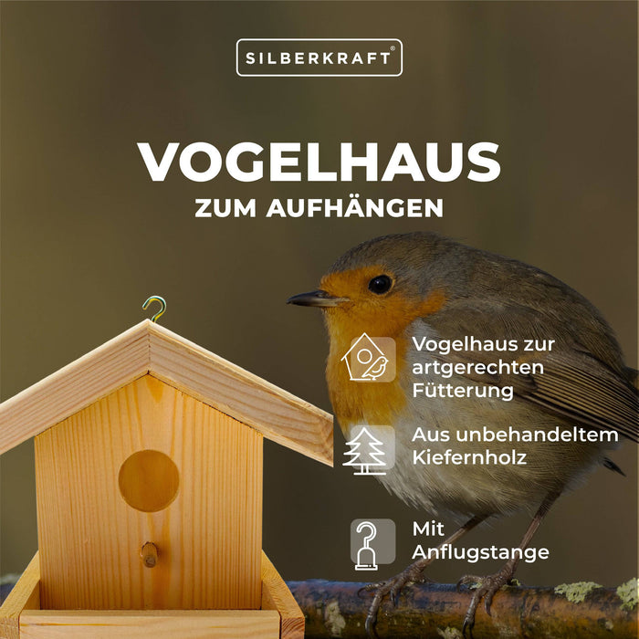 DIY Vogelhaus zum Aufhängen - Silberkraft