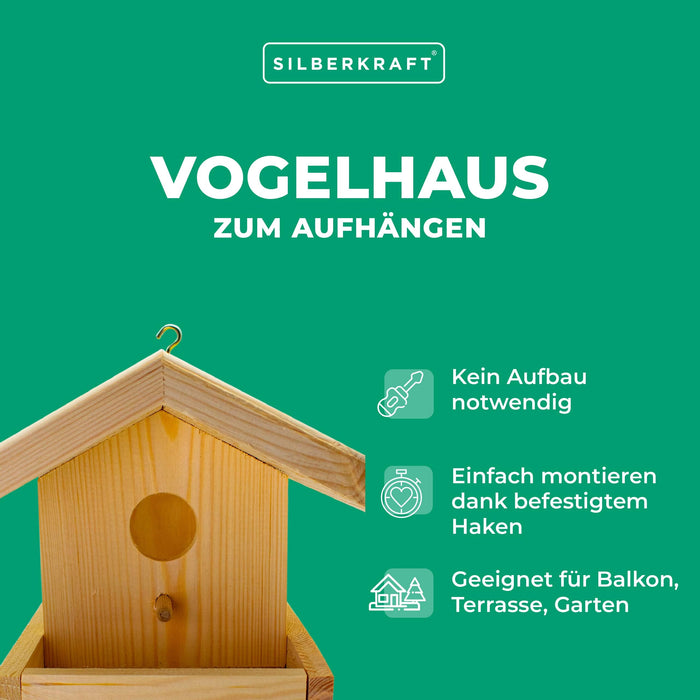 DIY Vogelhaus zum Aufhängen - Silberkraft