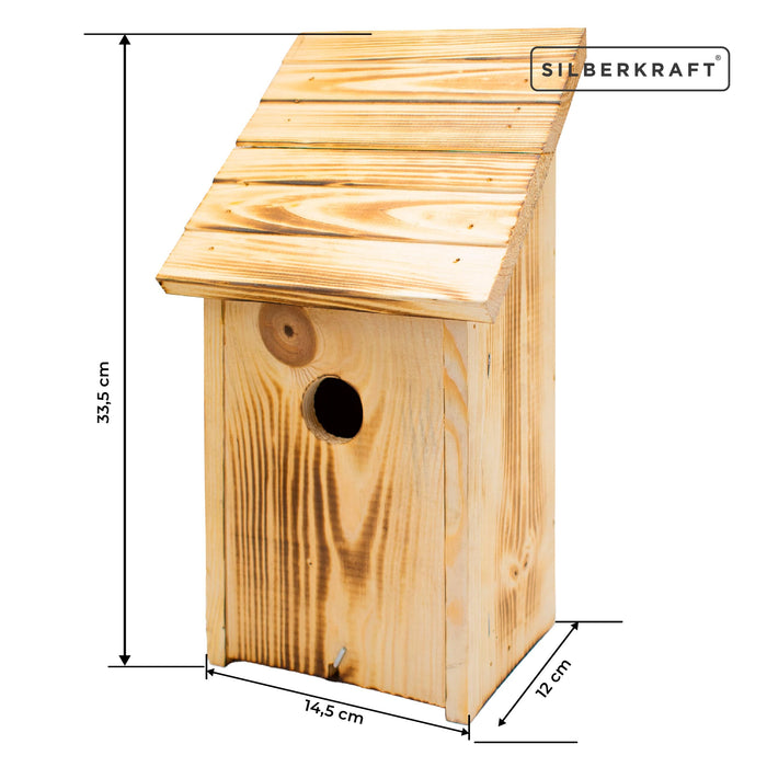 Nestkast van massief hout om op te hangen - Silberkraft