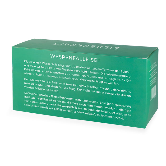 Wespenfalle Set - Silberkraft