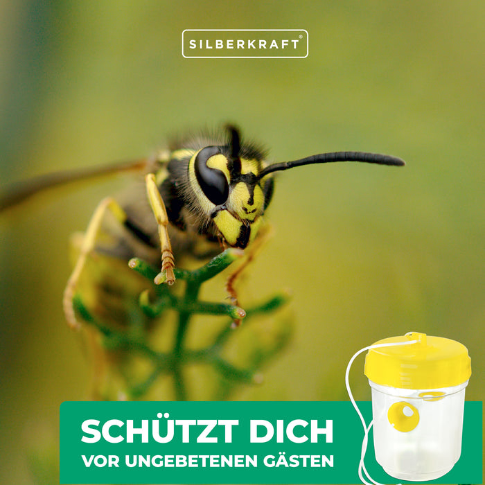 Wespenfalle Set - Silberkraft